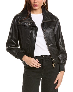 AllSaints Etta Leather Jacket