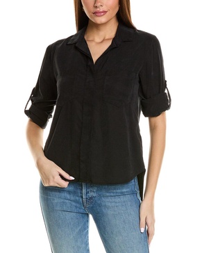 Bella Dahl Split Back Button-Down Shirt