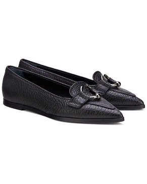 AGL Rei Piercing Leather Ballet Flat