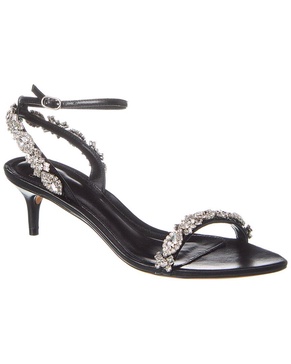 aurora crystal 50 leather sandal