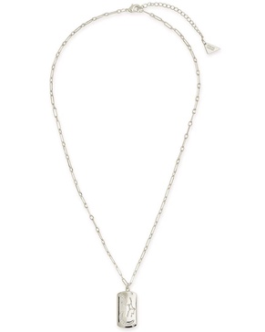 Sterling Forever Virgo Constellation Dog Tag Necklace
