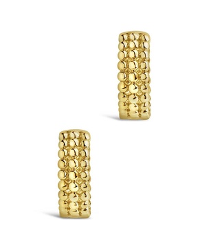 Sterling Forever 14K Plated Bubble Hoops