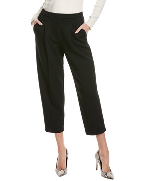 pleated carrot pant