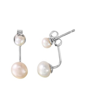 ADORNIA Silver 4mm Pearl Earrings
