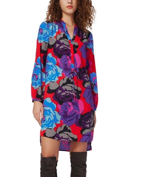 sonoya silk-blend dress