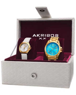 Akribos XXIV Women's Set of Two Watches