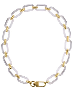 ADORNIA 14K Plated Statement Necklace