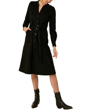 Hale Bob Straight Ultra Suede Gown