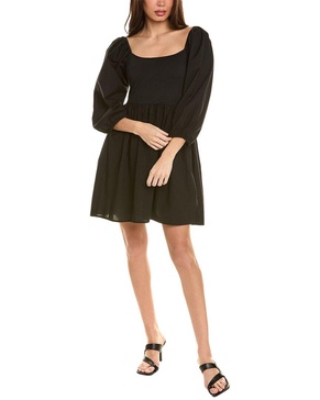 heddie combo babydoll dress