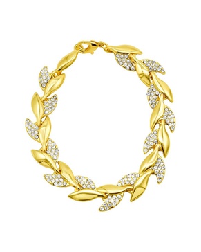 ADORNIA 14K Plated Statement Bracelet
