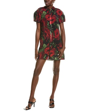 jem puff sleeve shirtdress