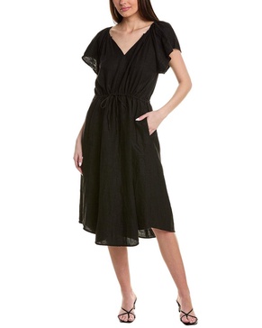 pepper linen maxi dress
