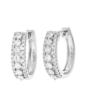 Amairah 2.00 ct. tw. Lab-Grown Diamond 14K Hoop Earrings