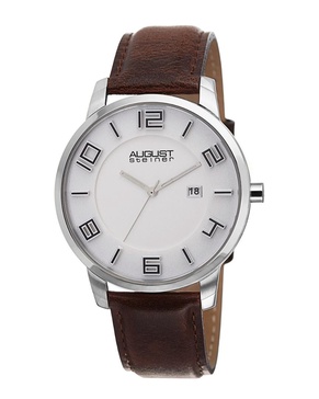 Akribos XXIV August Steiner Men's Leather Watch