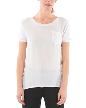 Woolrich See-Through Silk Soft T-Shirt
