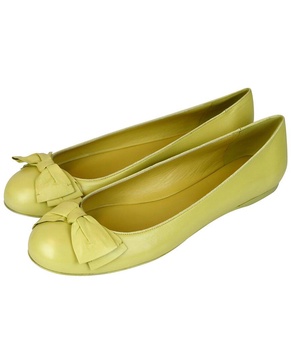 Bottega Veneta Ballet Leather Flat