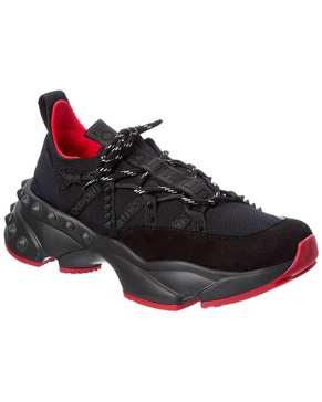 Christian Louboutin Trailnrun Leather & Mesh Sneaker