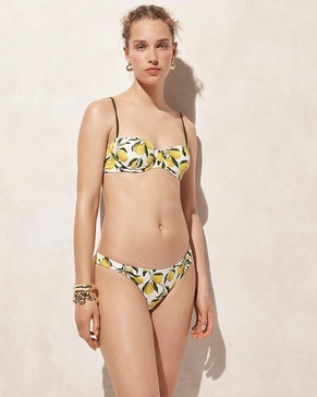 1989 high-leg bikini bottom in limoncello