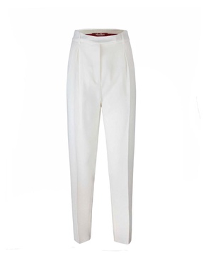 Pleat Detailed Tapered Trousers