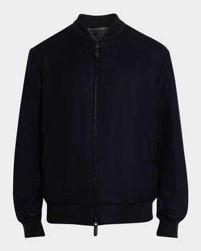 Men's Cashmere Bomber Jacket