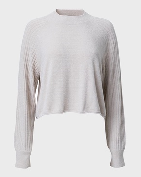 CozyChic Ultra Lite Ribbed Mock-Neck Pullover