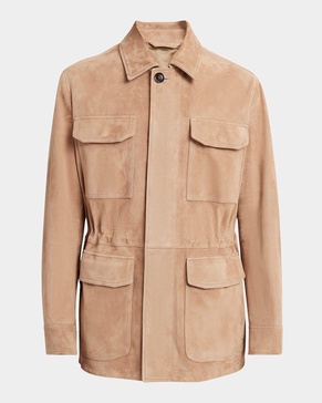 Men's Suede Field Jacket 