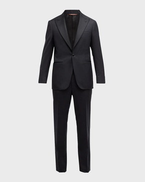 Men's Wool Diamond Weave Tuxedo