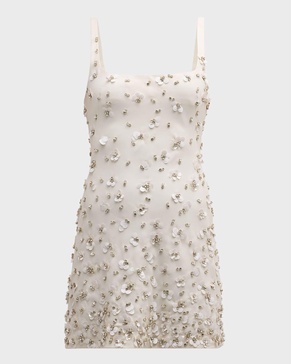 Ziva Sequin & Rhinestone Mini Dress