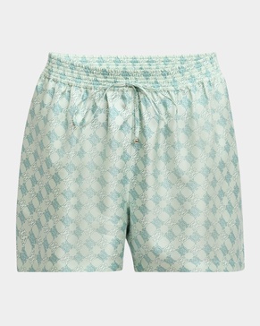 Ma Quad Silk Pull-On Shorts