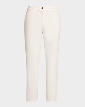Maru Slim-Leg Ankle Stretch Denim Pants