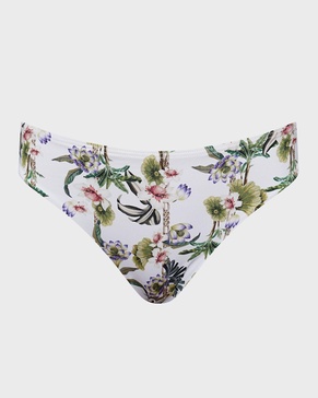 Daffodil-Print Charlize Classic Bikini Bottoms 