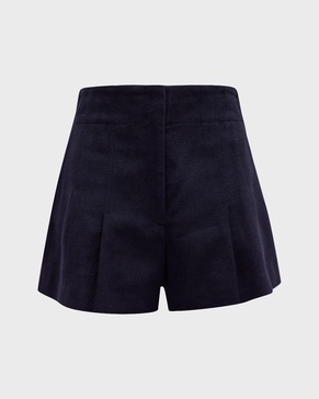 Bennett Pleated Wide-Leg Shorts