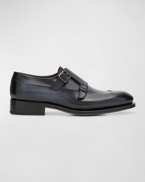 Men's Eros Double-Monk Strap Loafers