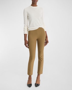High-Waist Stitched-Front Leggings