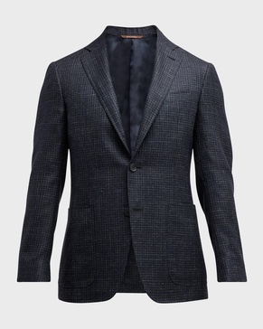 Men's Small Check Sport Coat 