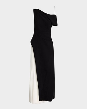 Sudden Asymmetric Midi Dress
