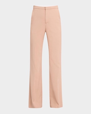 Sophie II Straight-Leg Twill Pants