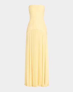 Sunniva Strapless Drop-Waist Dress