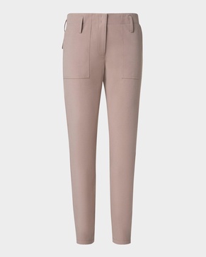 Franco Bi-Stretch Cotton Gabardine Slim-Leg Ankle Pants