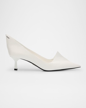Modellerie Spiked Leather Pumps