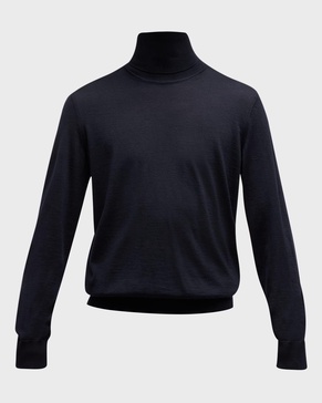 Men's Casheta Cashmere-Silk Turtleneck Sweater