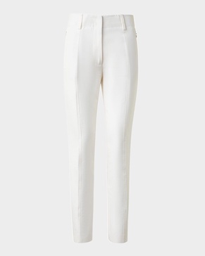 Connor Cotton-Silk Slim-Leg Ankle Pants