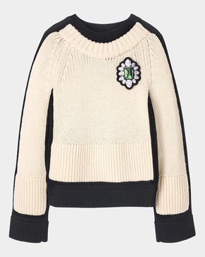 Trompe Loeil Charm Crewneck Sweater