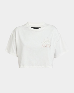 Amiri Starburst Crop T-Shirt