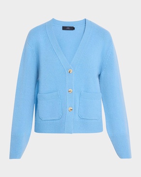 Janelle Cashmere Button-Down Cardigan