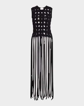 Fausti Sleeveless Fringe Top