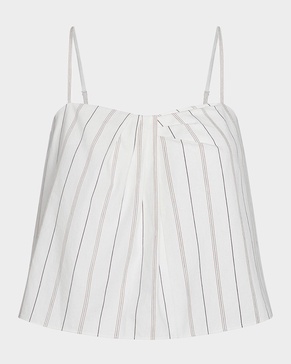 Stripe Draped Tank Top 