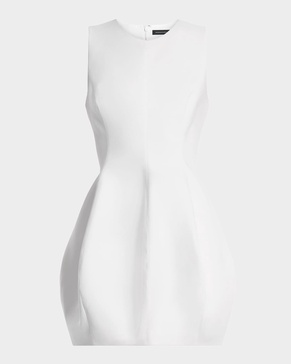 Cutout Bubble Mini Dress
