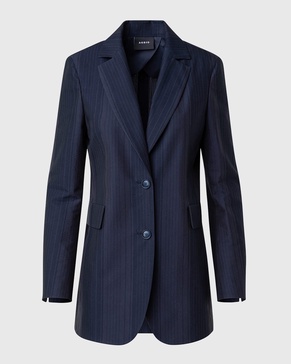 Alvina Blackwatch Seersucker Blazer Jacket