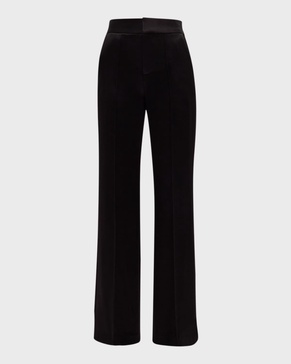 Dylan High-Rise Wide-Leg Satin Pants 